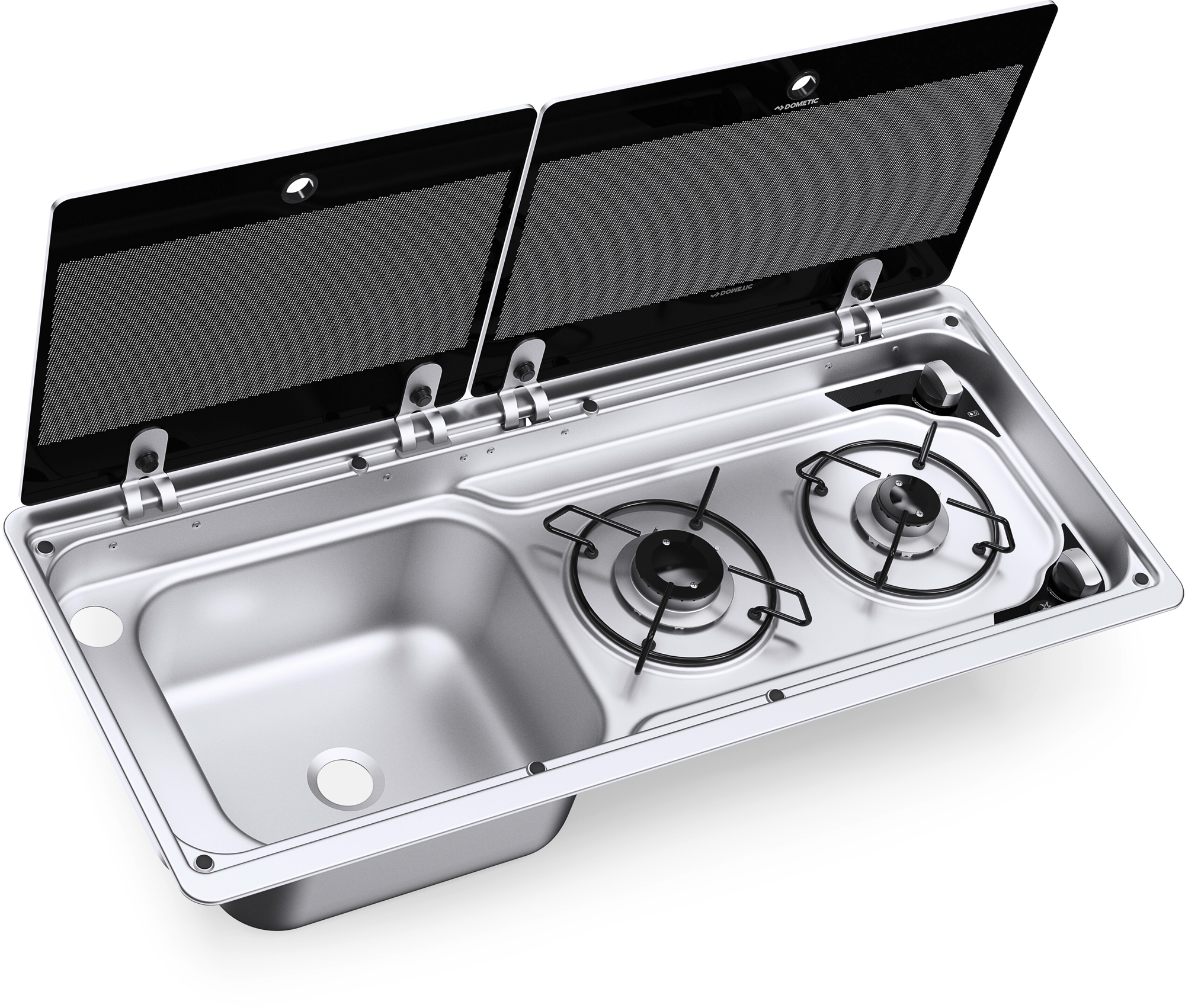 Dometic MO 9722 Kochfeld 2-flammig mit Spüle und Glasdeckel 760 x 325 mm jetzt bestellen!